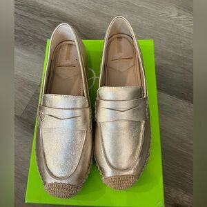 Sam Edelman Khloe Gold Espadrilles Size 6.5